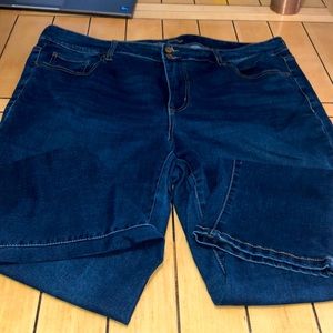 Maurice’s Plus Size Dark Denim Jeans, size 20W